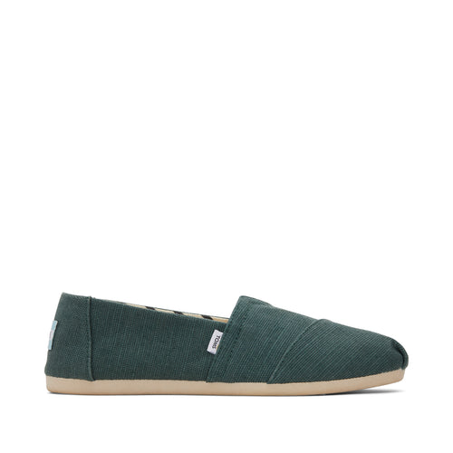 Alpargata Green Heritage Canvas Side View