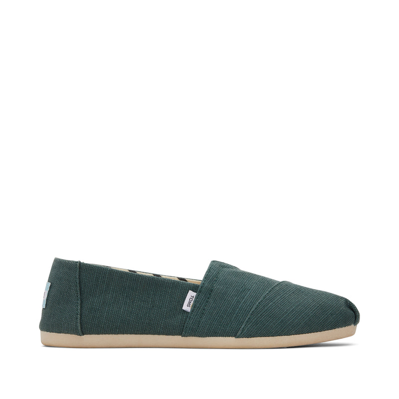 Alpargata Green Heritage Canvas Side View