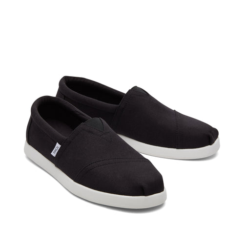 Alp Fwd Black Recycled Cotton Canvas Front View