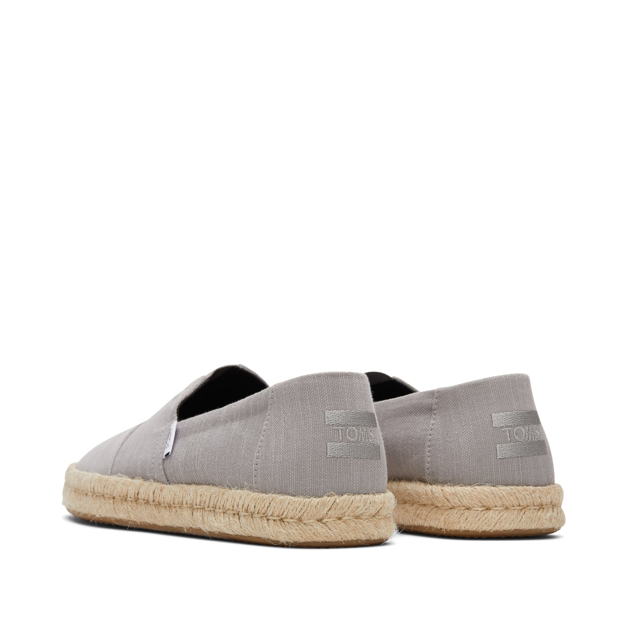 Alpargata Grey Recycled Cotton Rope 2.0 Espadrille Back View