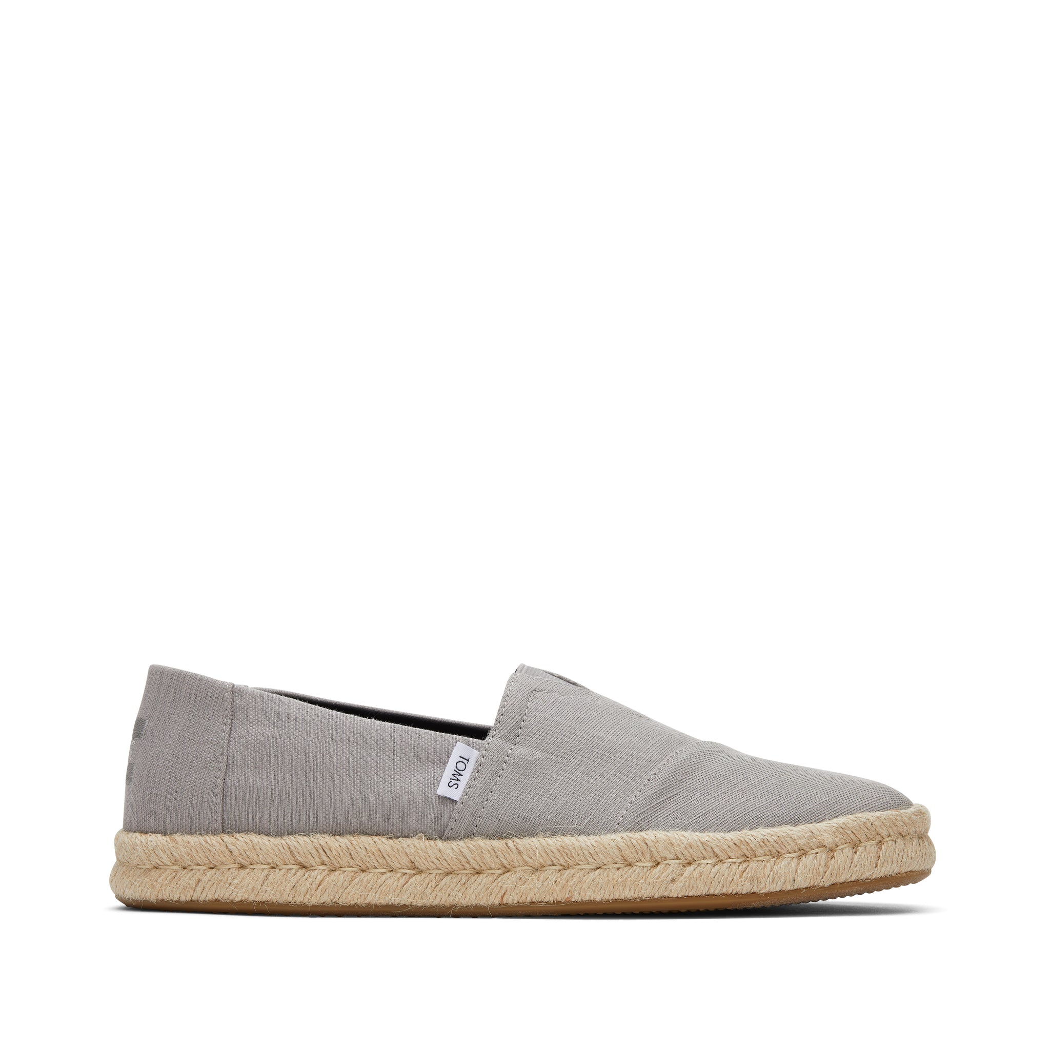 Alpargata Grey Recycled Cotton Rope 2.0 Espadrille Side View
