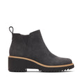 Maude Wedge Boot - Dark Grey Suede