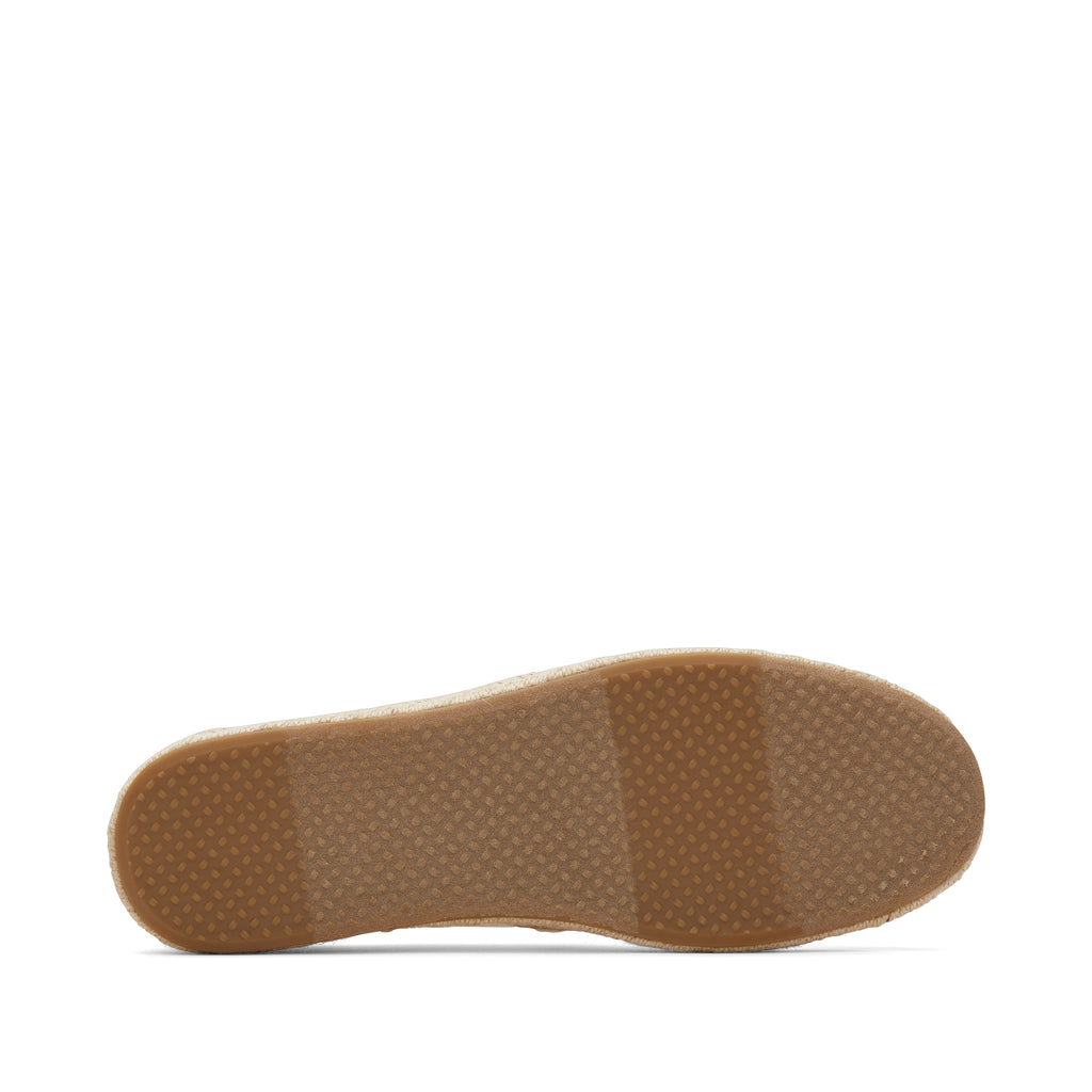 Alpargata Rope 2.0 White Recycled Cotton Slubby Espadrille Bottom Sole View