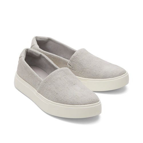 Kameron Grey Slip On Sneaker Front View
