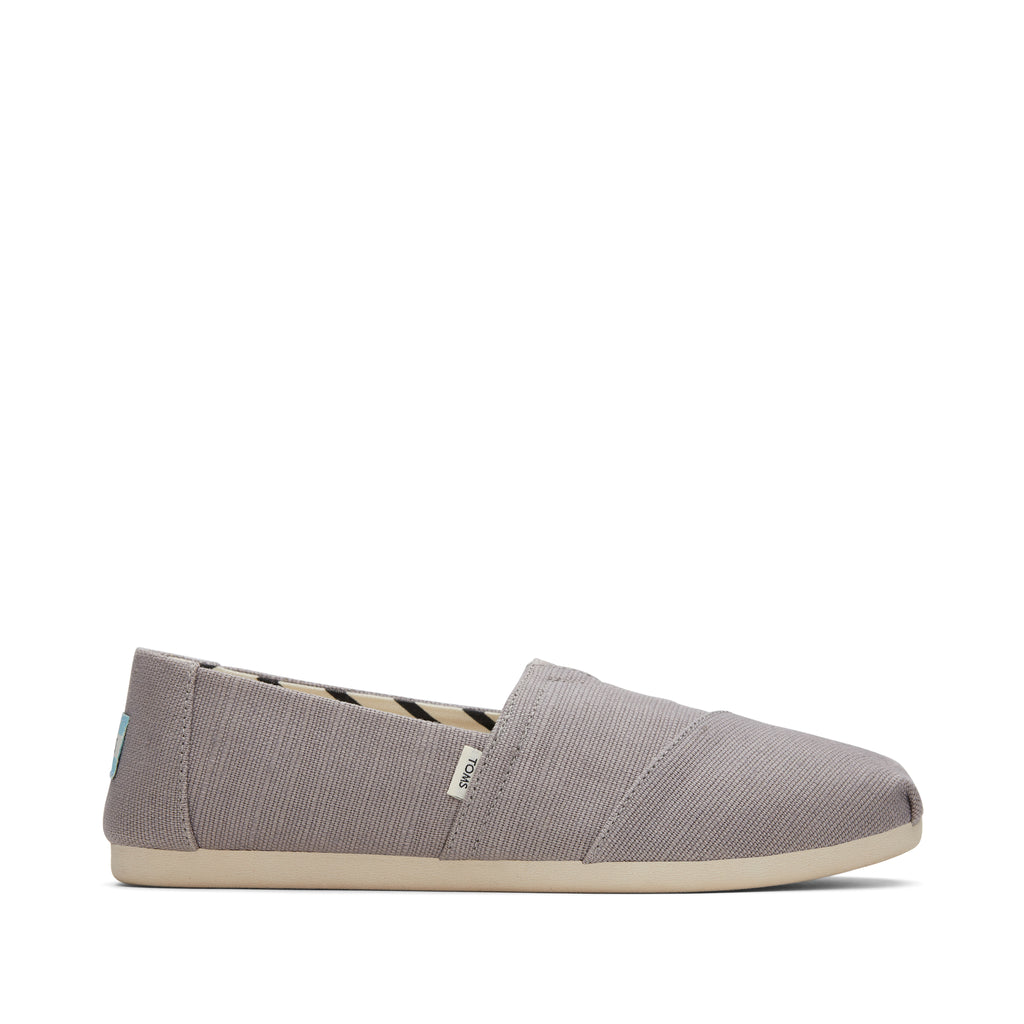 Alpargata Grey Heritage Canvas Side View