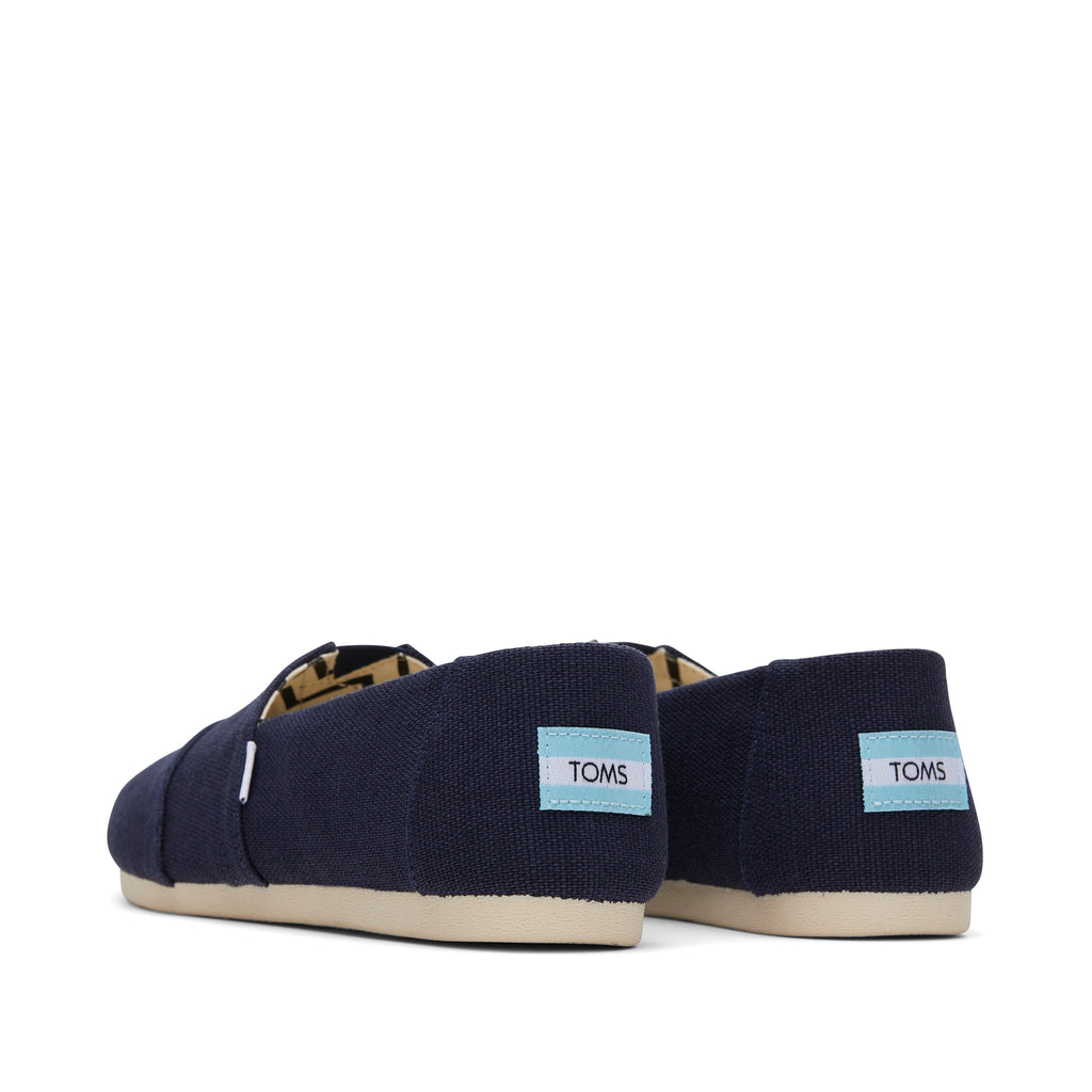 Alpargata Navy Heritage Canvas Back View