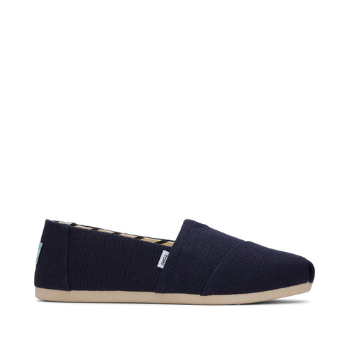 Alpargata Navy Heritage Canvas Side View