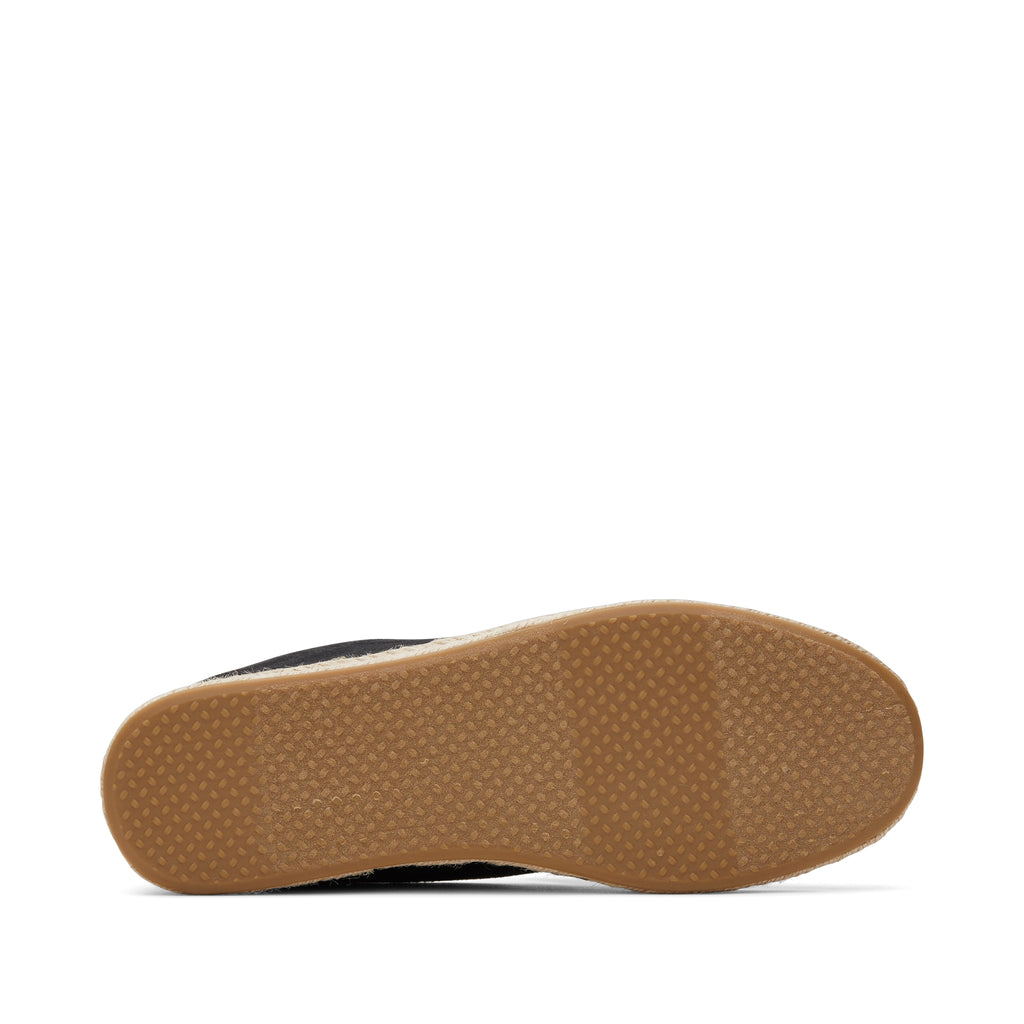 Carolina Black Twill Espadrille Bottom Sole View