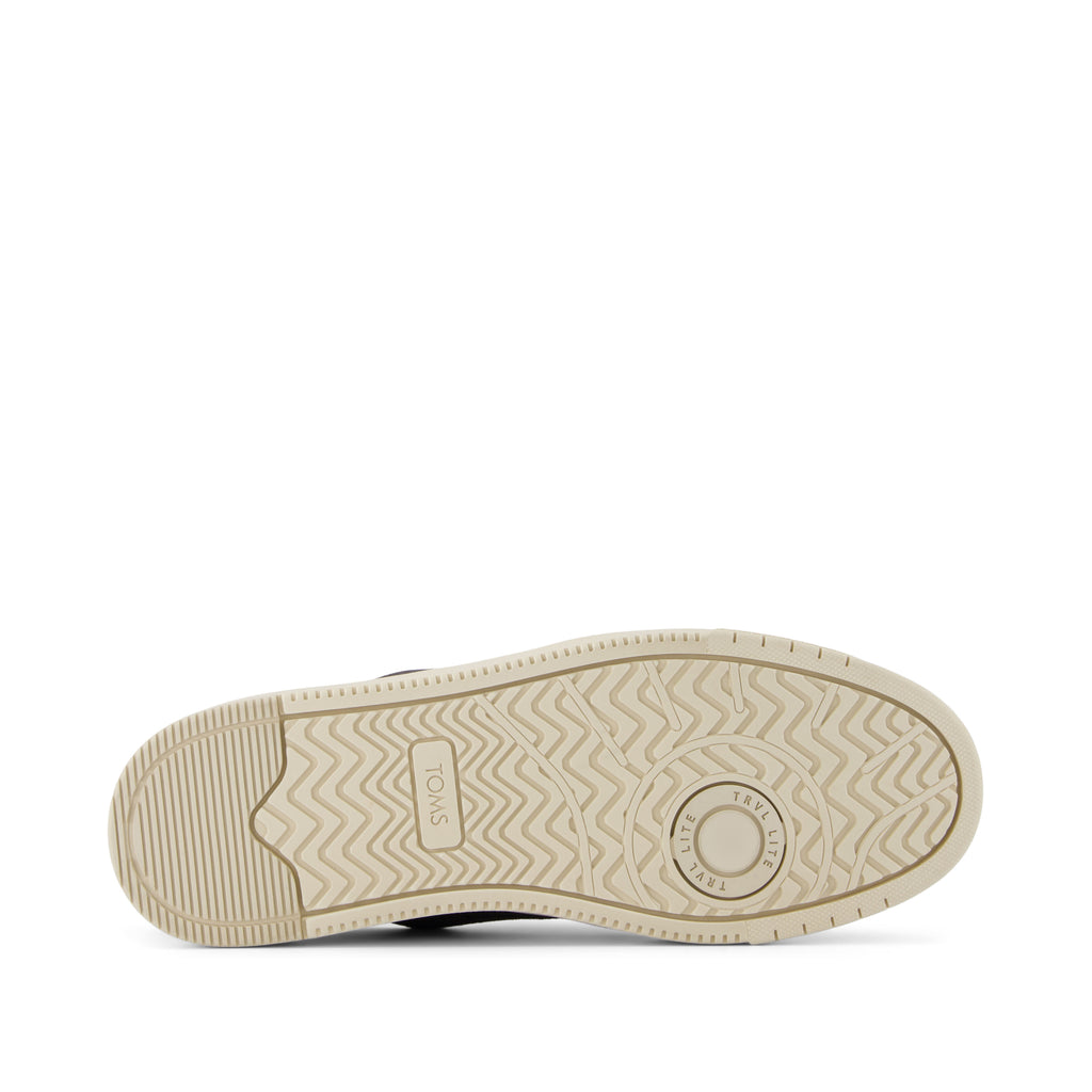 TRVL LITE London Dark Grey Suede Loafer Bottom Sole View