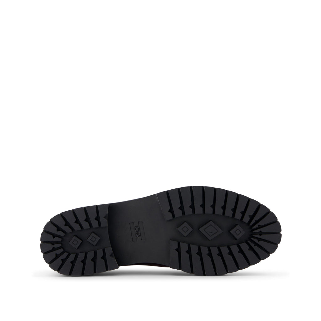 Cara Blackberry Leather Loafer Bottom Sole View