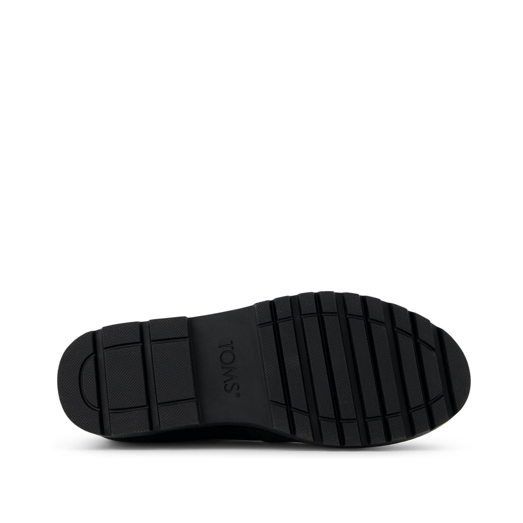 Griffin Black Water Resistant Leather Boot Bottom Sole View