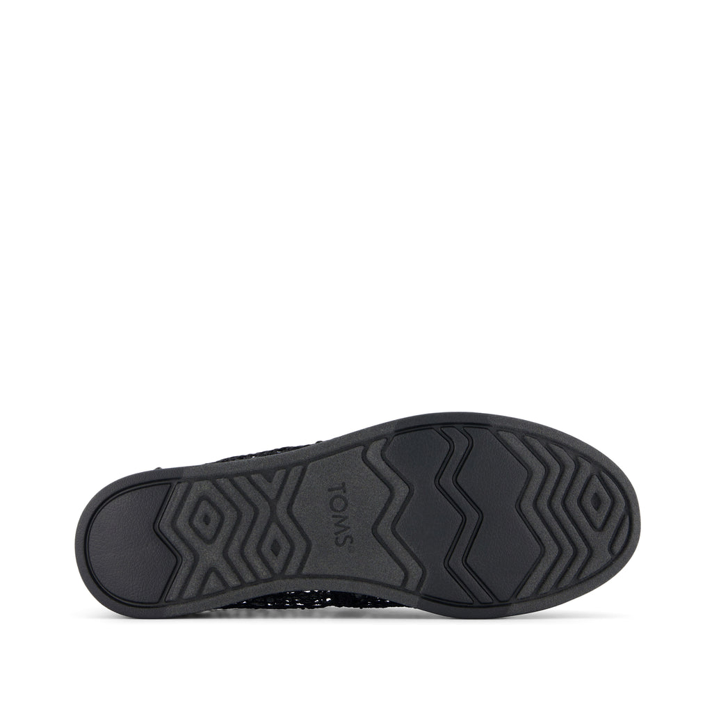 Alpargata Plus Black Moroccan Crochet Bottom Sole View