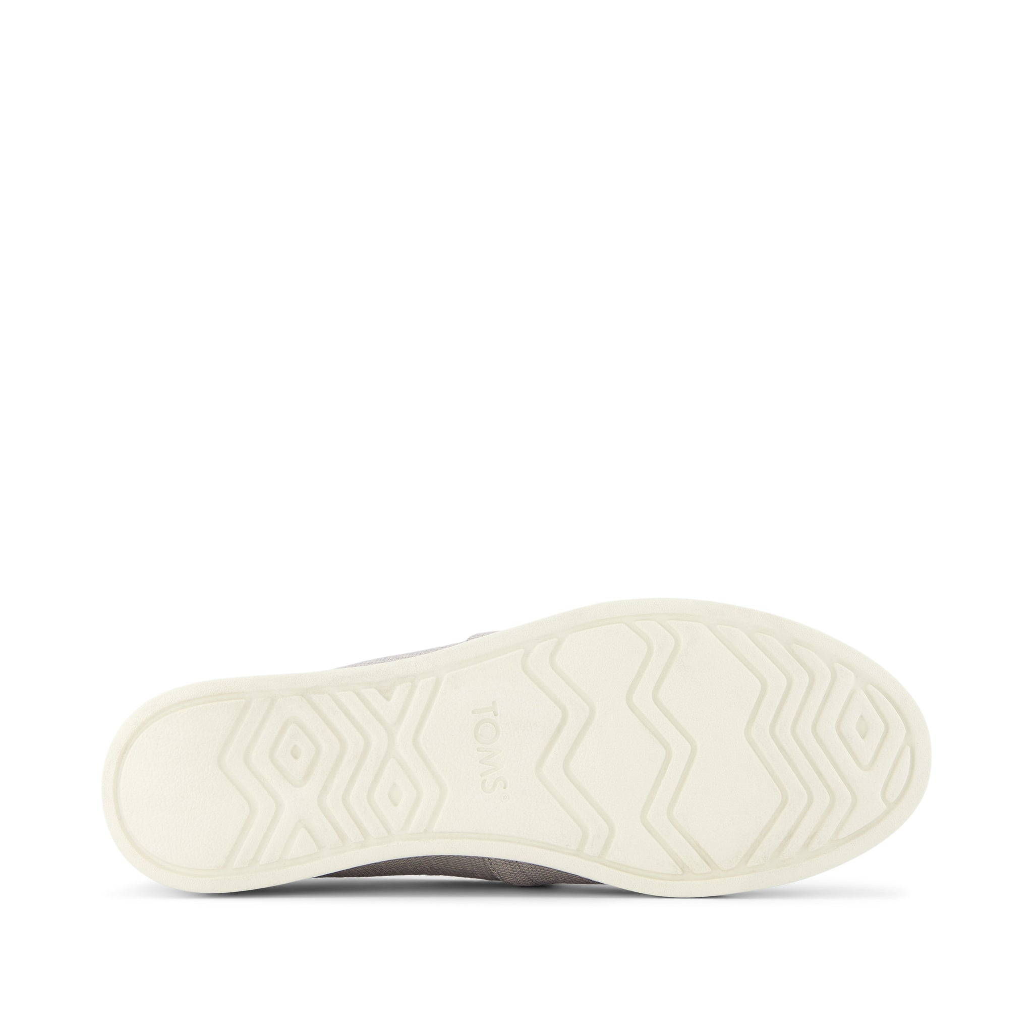 Alpargata Plus Drizzle Grey Heritage Canvas Bottom Sole View