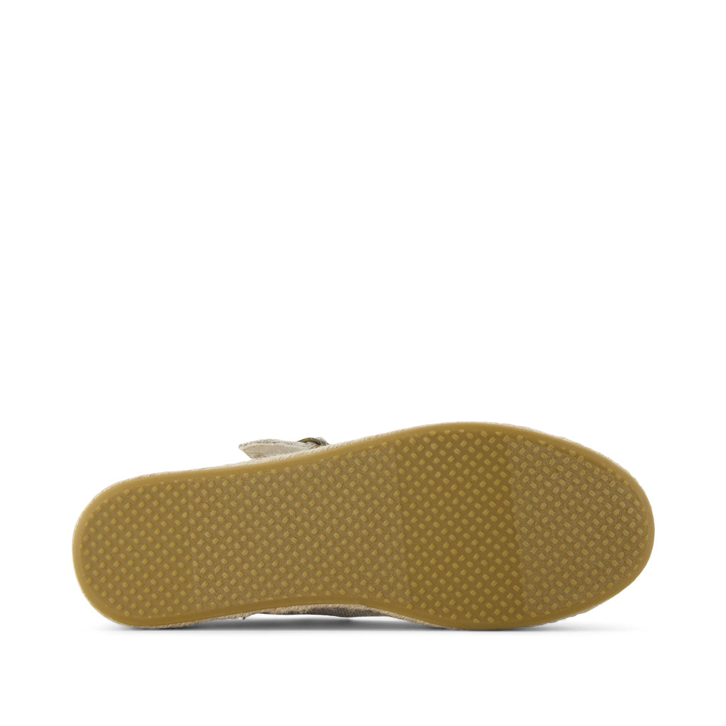 Carolina Mary Jane Espadrille - Natural Yarn Dye Bottom Sole View