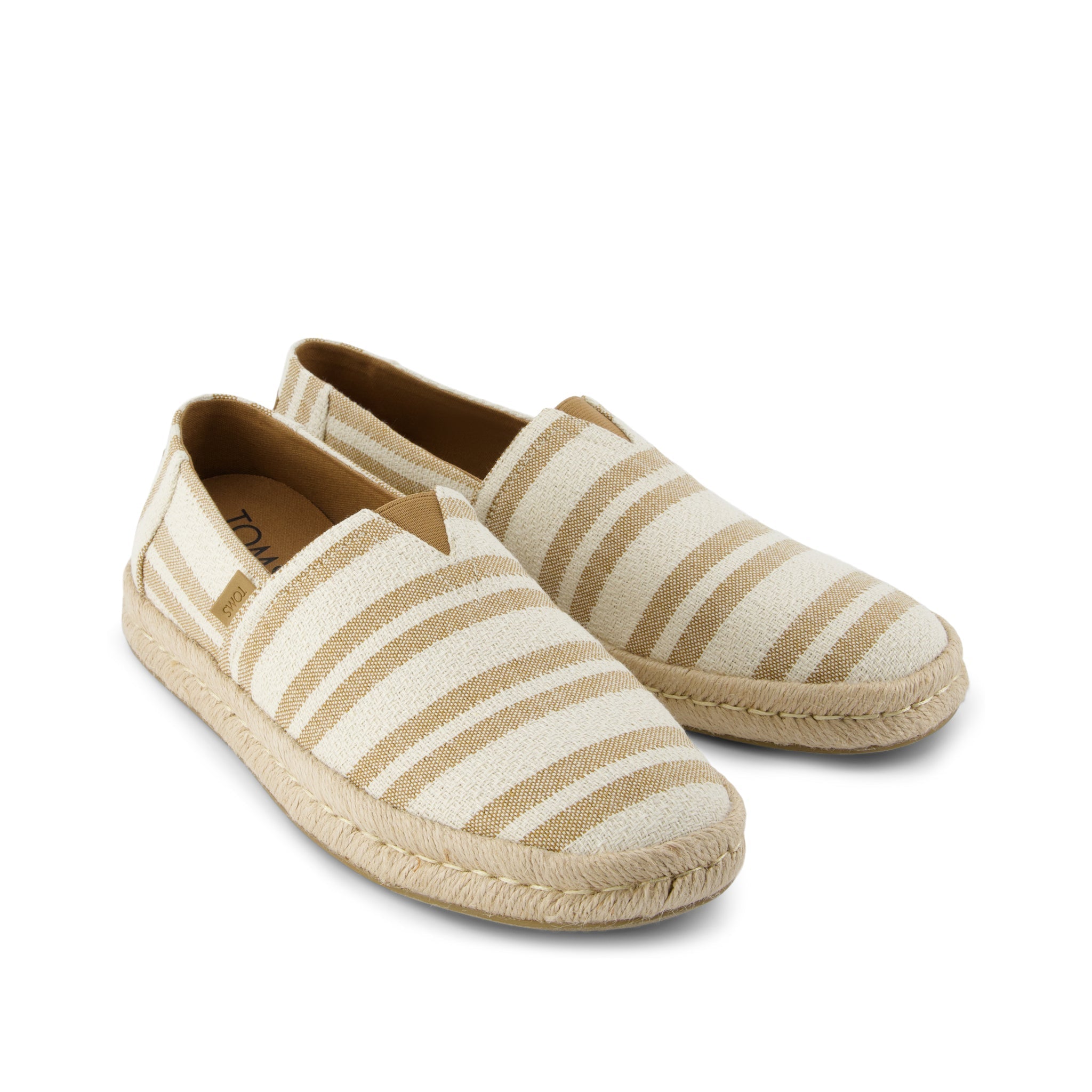 Alpargata Rope 2.0 Espadrille - Toffee Beach Stripe Front View