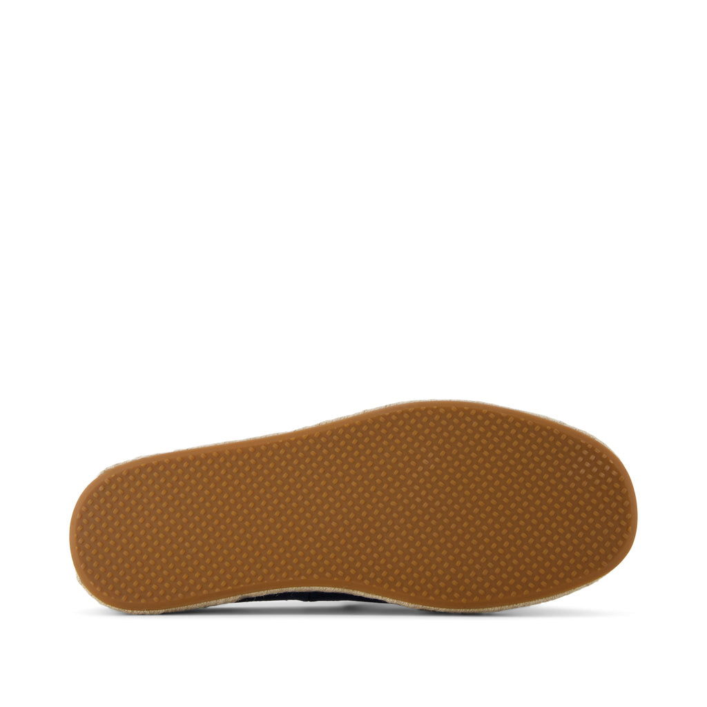 Santiago Mule - Navy Suede Bottom Sole View