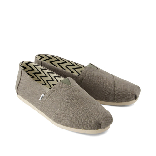 Alpargata Classic - Vetiver Grey Heritage Canvas Front View