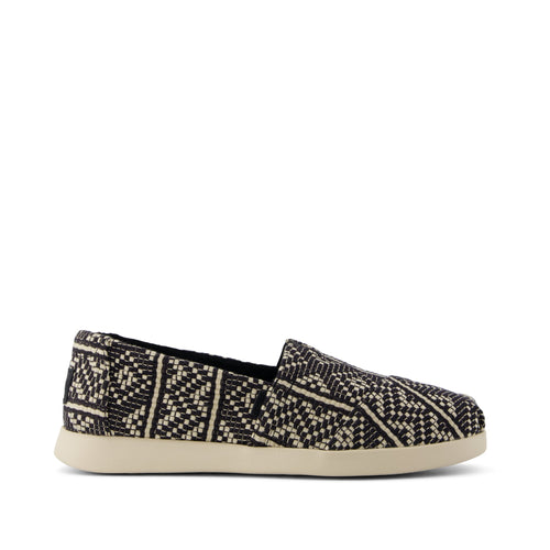 Alpargata Plus - Black Diamond Global Woven Side View