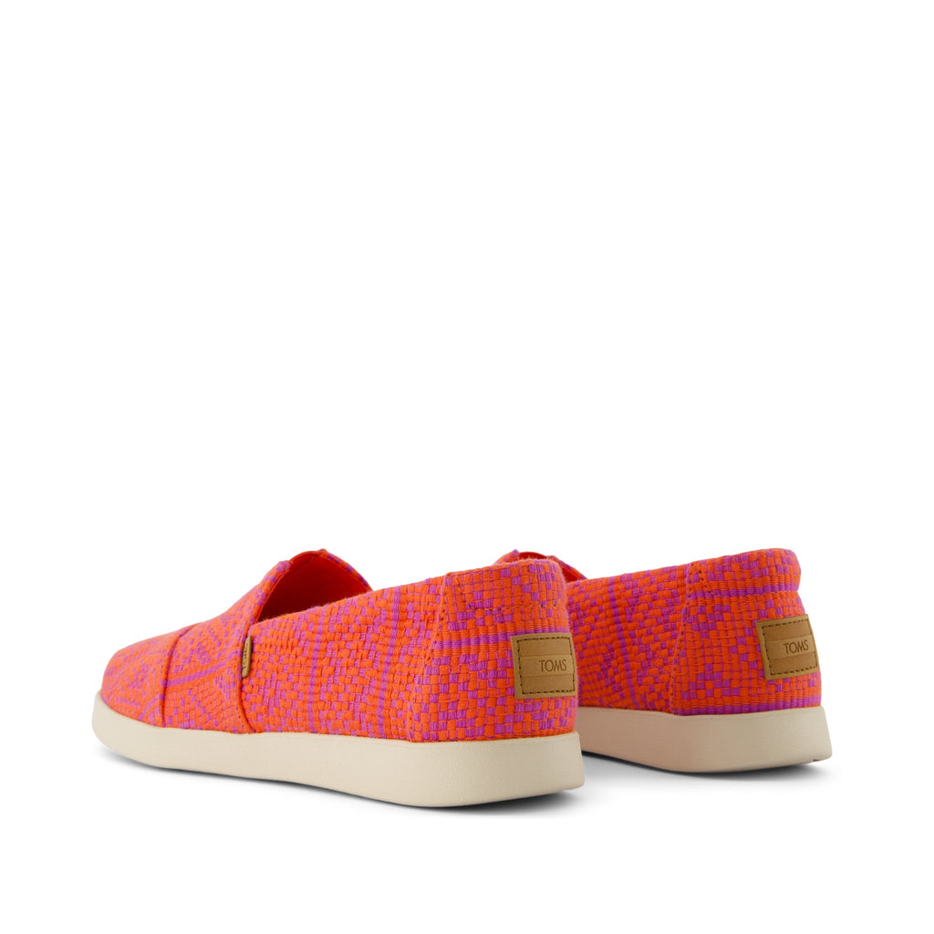 Alpargata Plus - Flame Diamond Global Woven Back View