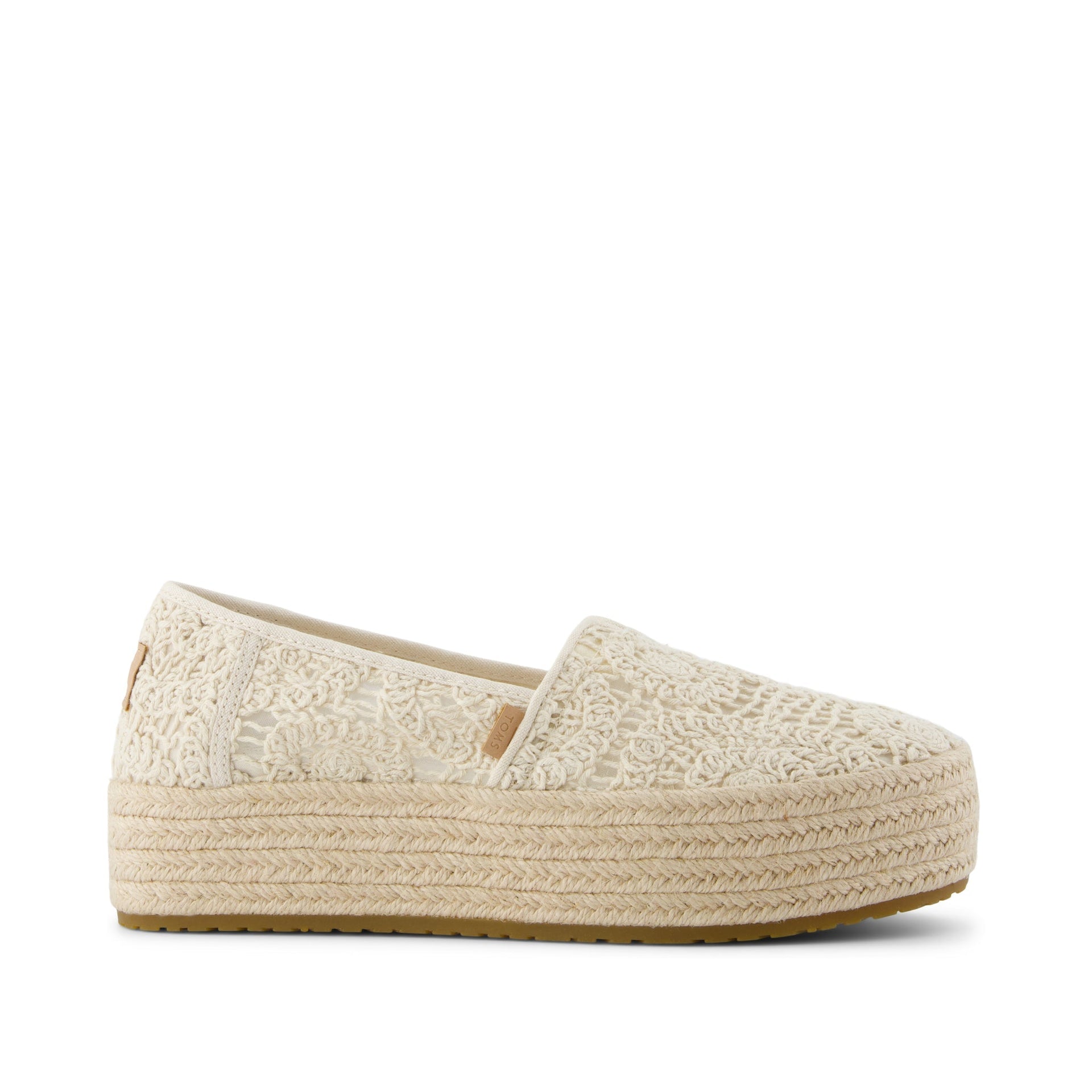 Valencia Espadrille - Natural Häkelspitze