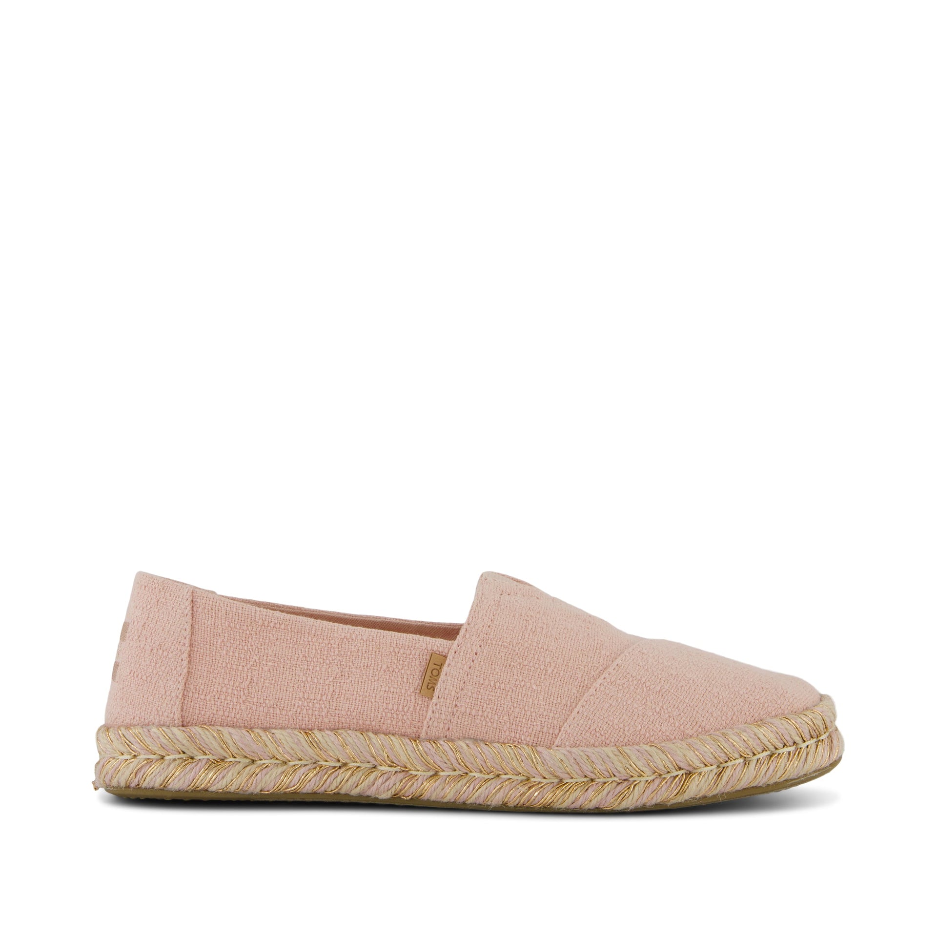Alpargata Rope 2.0 Espadrille - Blassrosa zweifarbig gewebter Slub