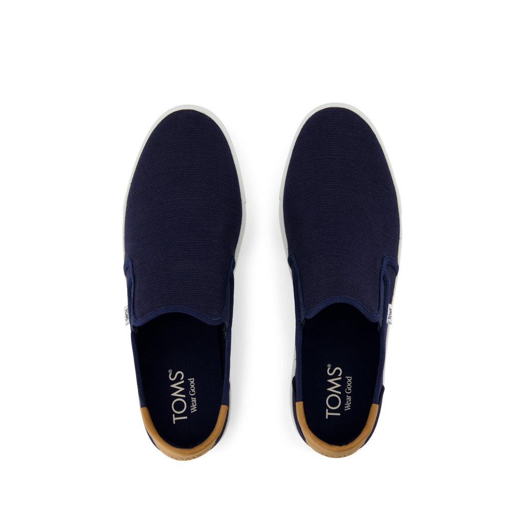 Baja 2.0 Slip On Sneaker - Navy Legacy Canvas Top View
