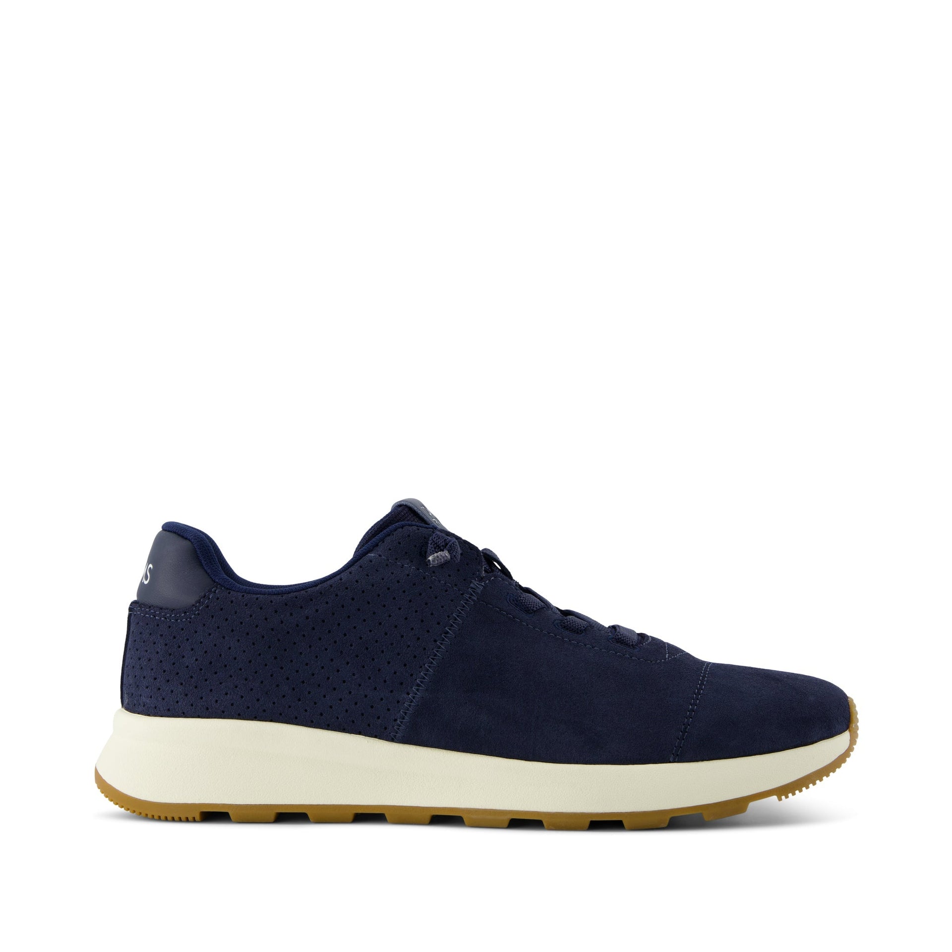 TRVL LITE Cabrillo Sneaker - Navy perforiertes Veloursleder