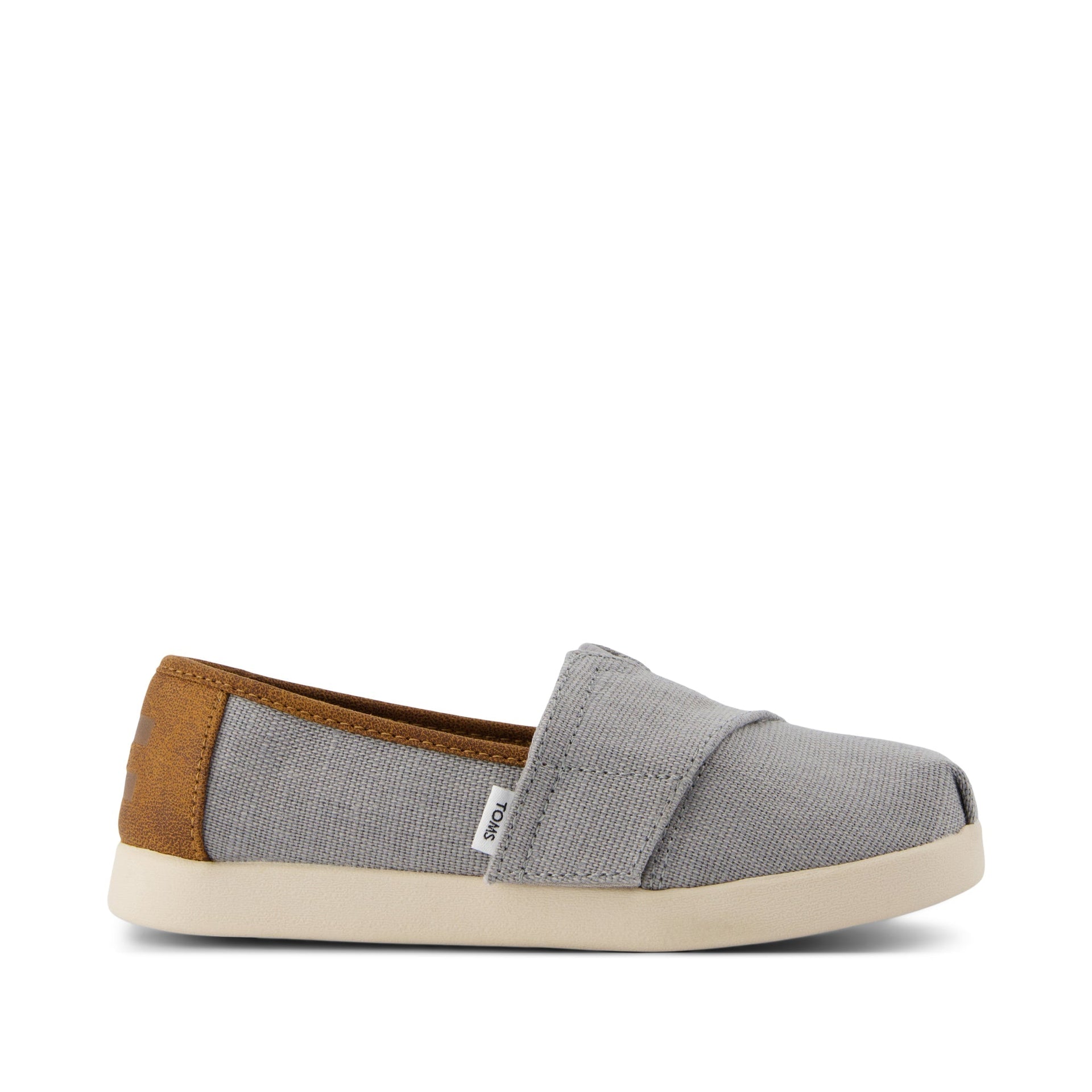 Alpargata - Grau Heritage Canvas mit PU-Besatz