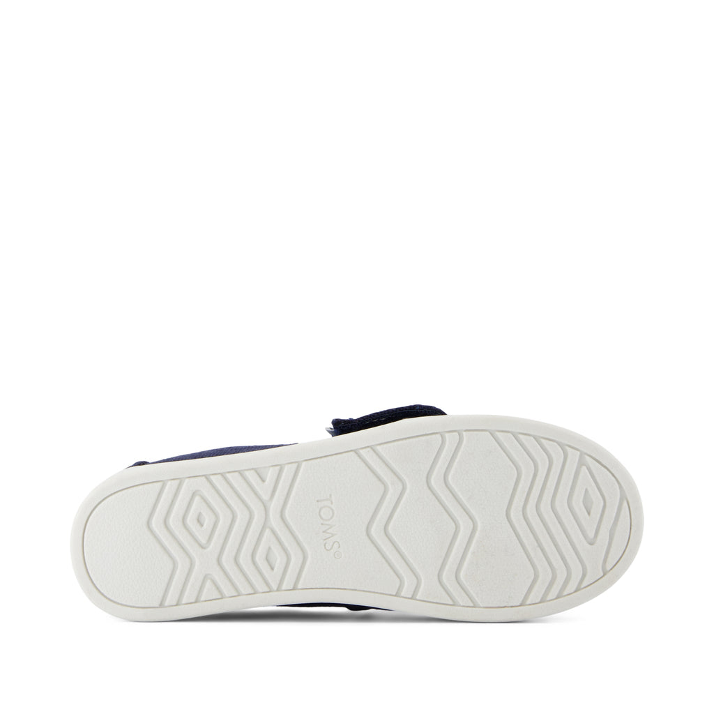 Alpargata Classic Kids Shoe - Navy Heritage Canvas Bottom Sole View