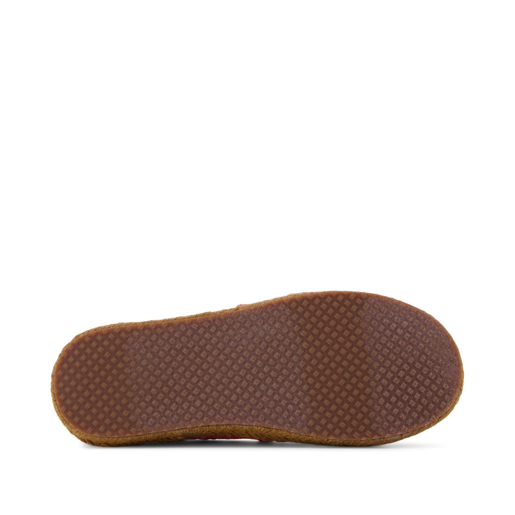 Alpargata Rope 2.0 Kids Espadrille - Flame Botanical Eyelet Bottom Sole View