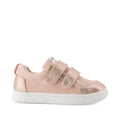 Cruz Sneaker mit doppeltem Riemen - Blassrosa Metallic PU