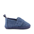Alpargata Crib Layette - Donker hemelsblauw subtiele strepen