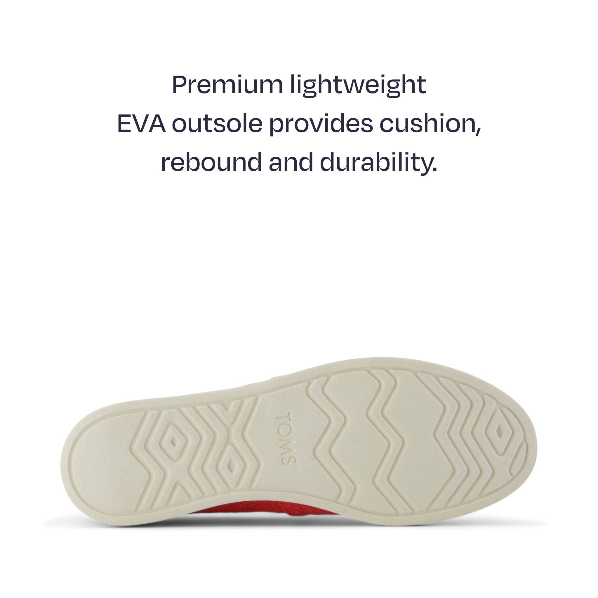 alpargata plus sole view - premium lightweight outsole for cushion and durability
