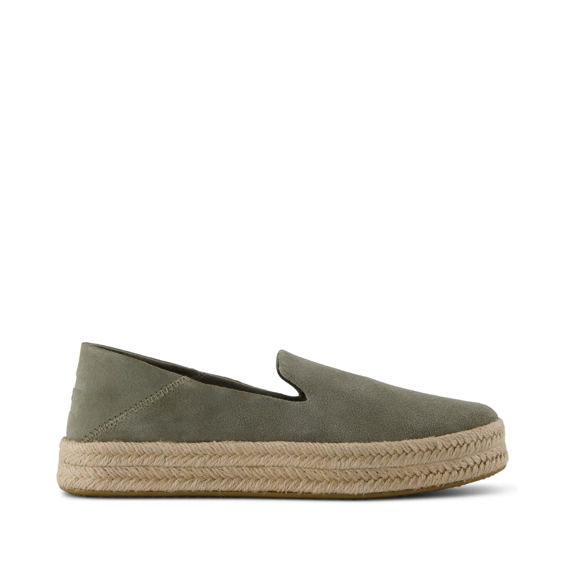 Carolina Espadrille - Vetiver graues Wildleder