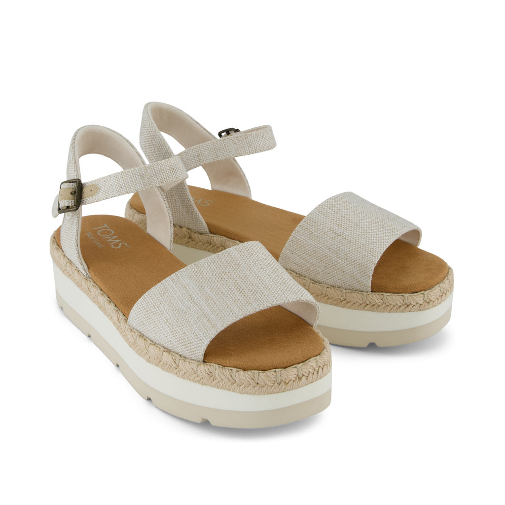 Ronan Platform Sandal - Natural Yarn Dye Front View