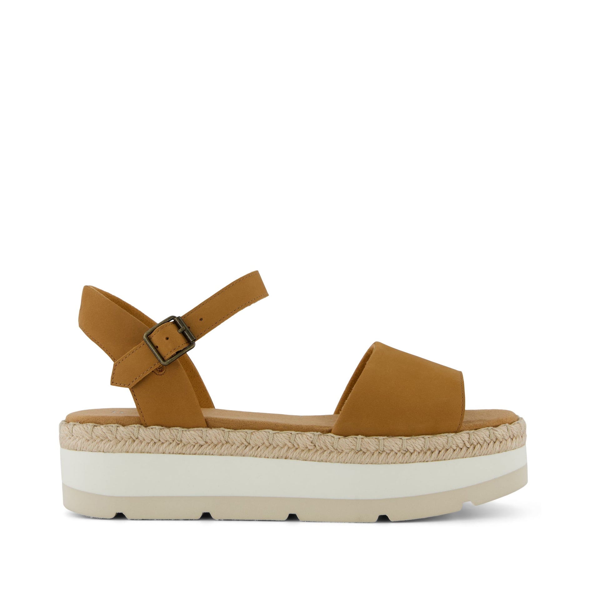 Brynn Plateau Sandale - Hellbraunes Leder