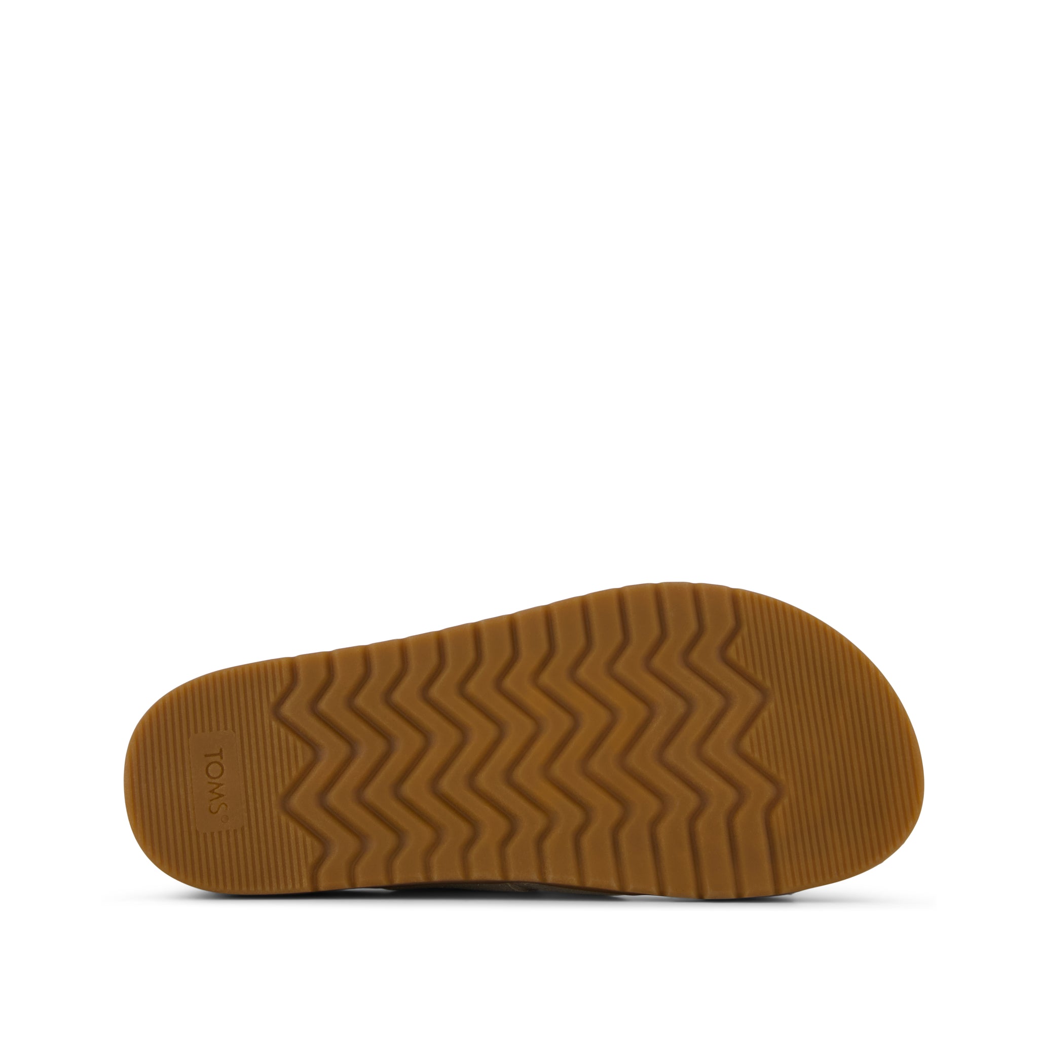 Marin Sandal - Champagne Metallic Suede Bottom Sole View