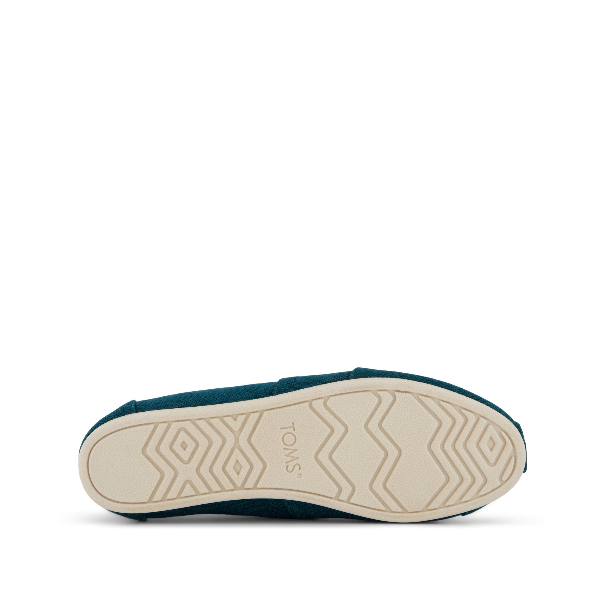 Alpargata Classic - Dark Teal Heritage Canvas Bottom Sole View