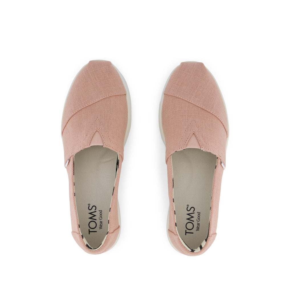 Alpargata Plus - Pink Café Crème Heritage Canvas Top View