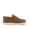 Toddler Oliver Loafer - Toffee Brown Microsuede