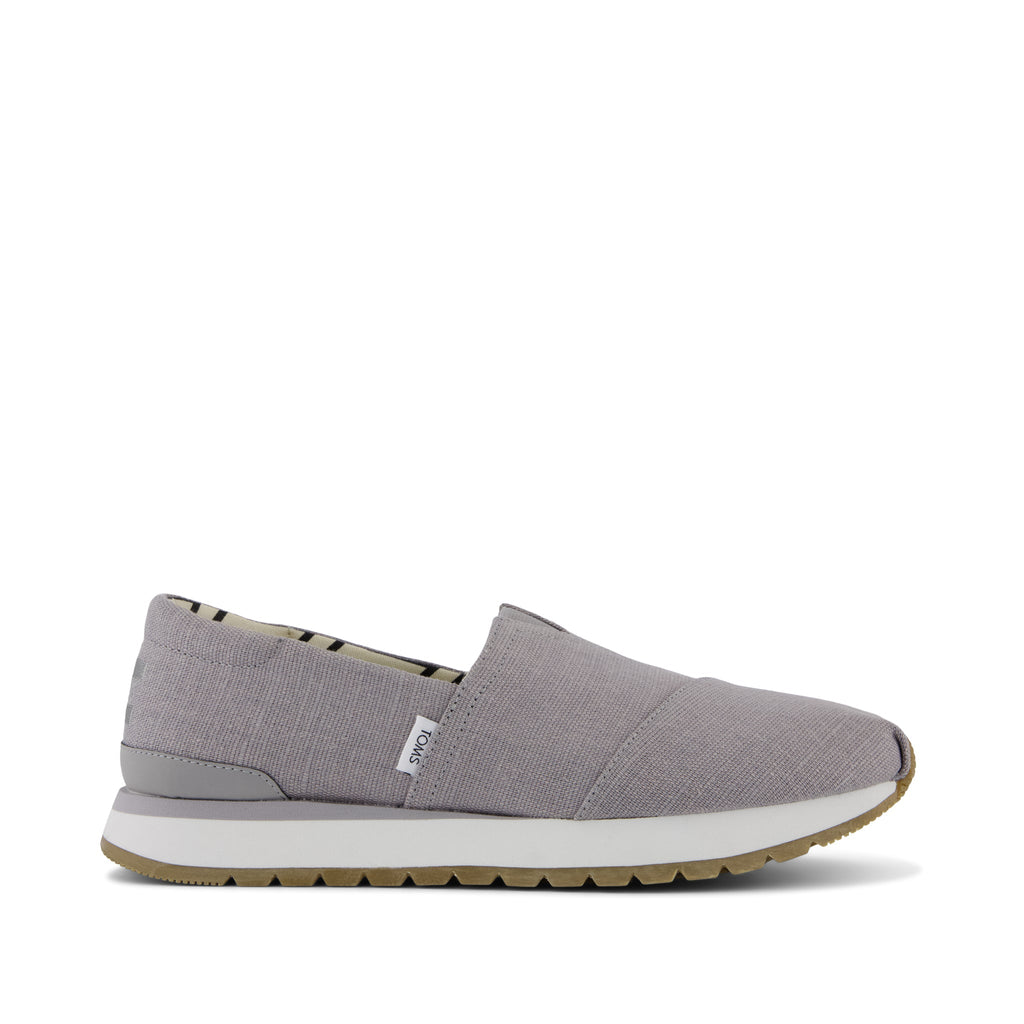 Resident Plus - Drizzle Grey Heritage Canvas Side View