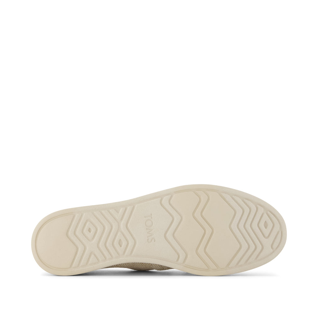 Alpargata Plus  - Beige Glimmer Slub Canvas Bottom Sole View