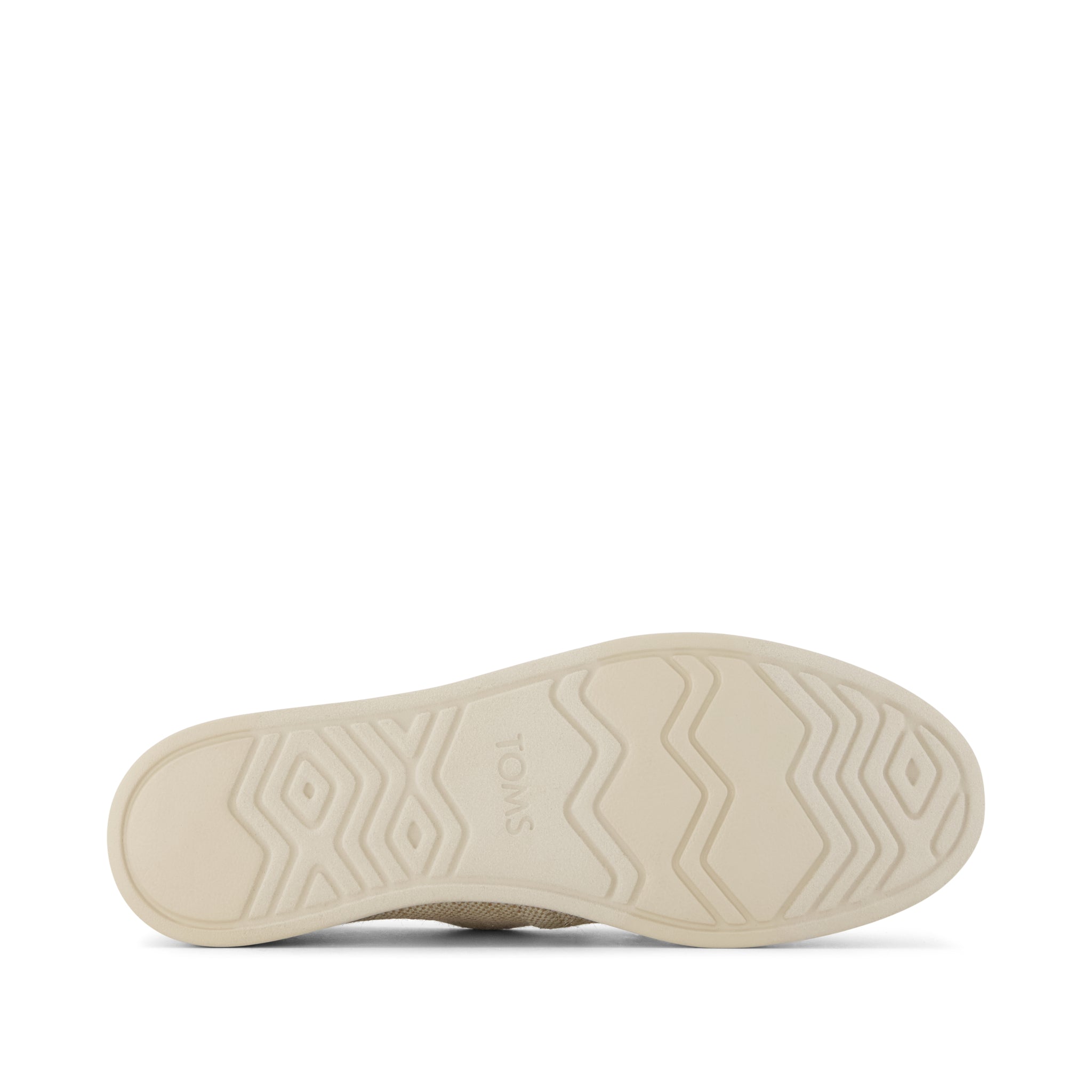 Alpargata Plus  - Beige Glimmer Slub Canvas Bottom Sole View