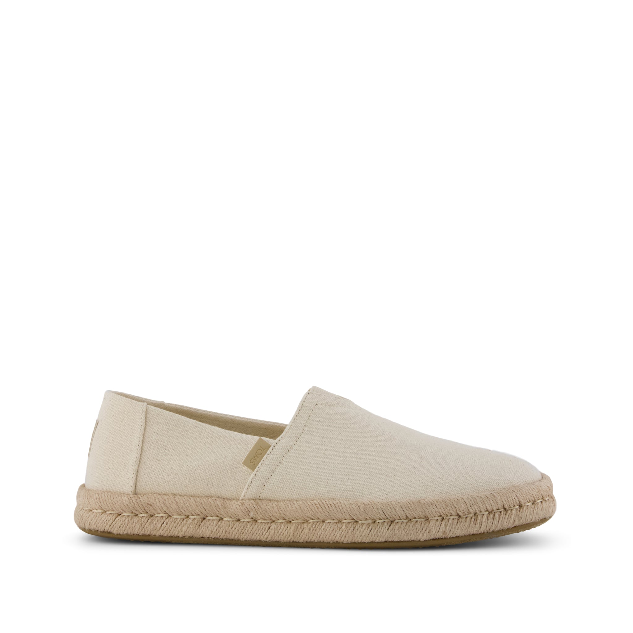 Alpargata Rope 2.0 Espadrille - Natural Recycled Cotton Canvas Side View