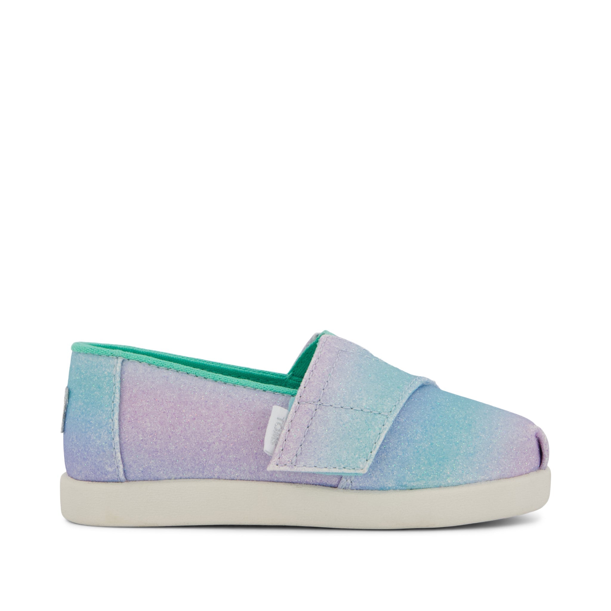 Alpargata Classic Toddler Shoe - Ombre Glitter Side View