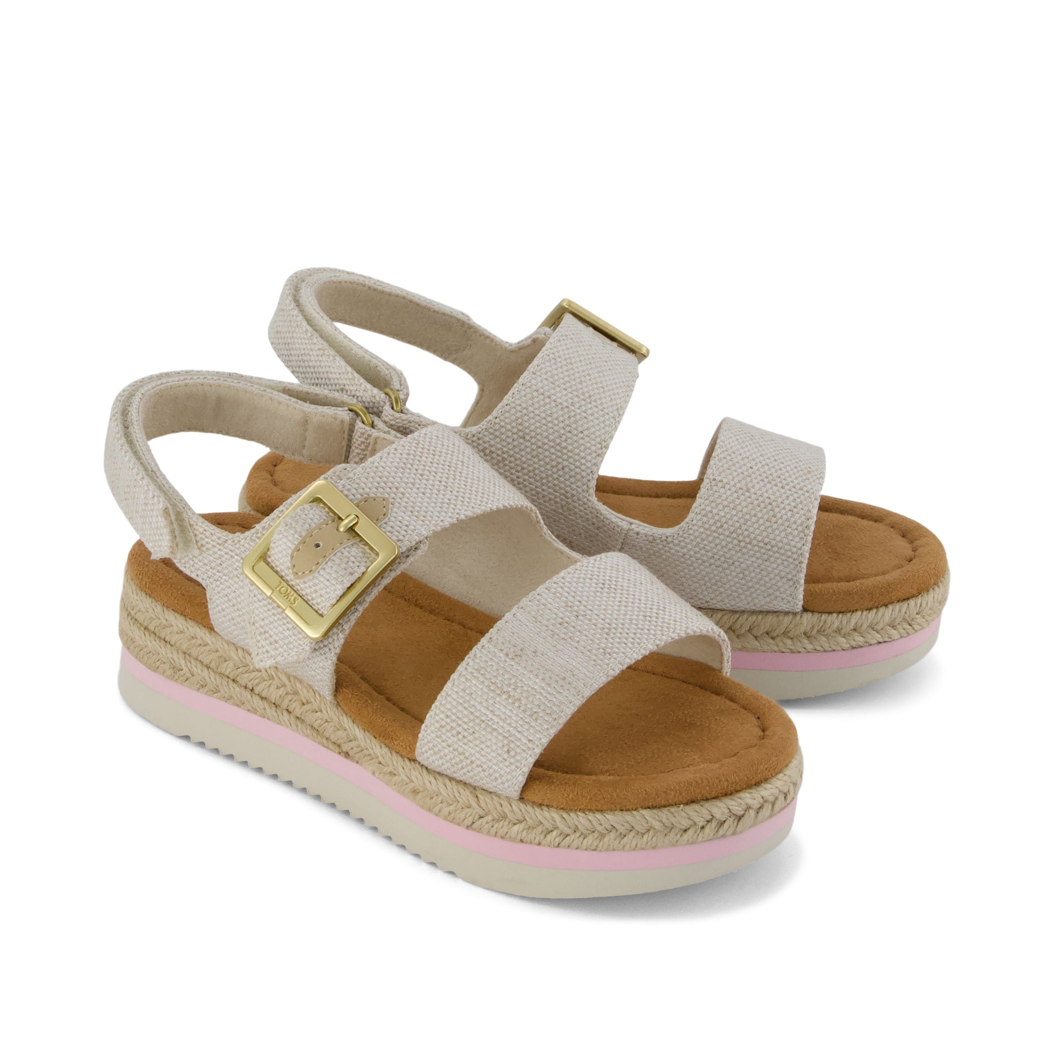 Giana Kids Sandal - Natural Front View