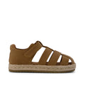 Ryan Sandal - Tanbruine nubuck-look PU voor peuters
