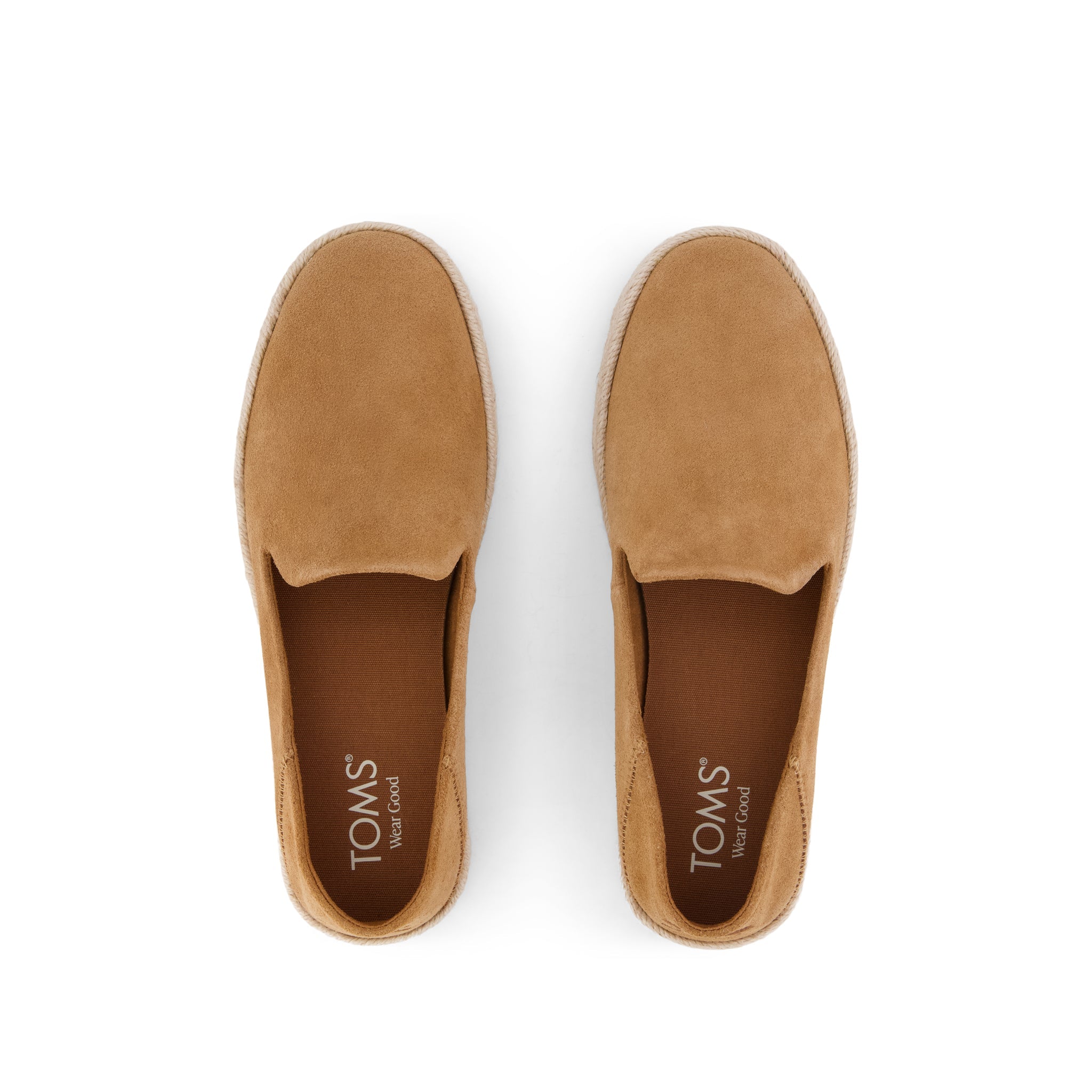 Carolina Espadrille - Brown Sugar Suede Top View