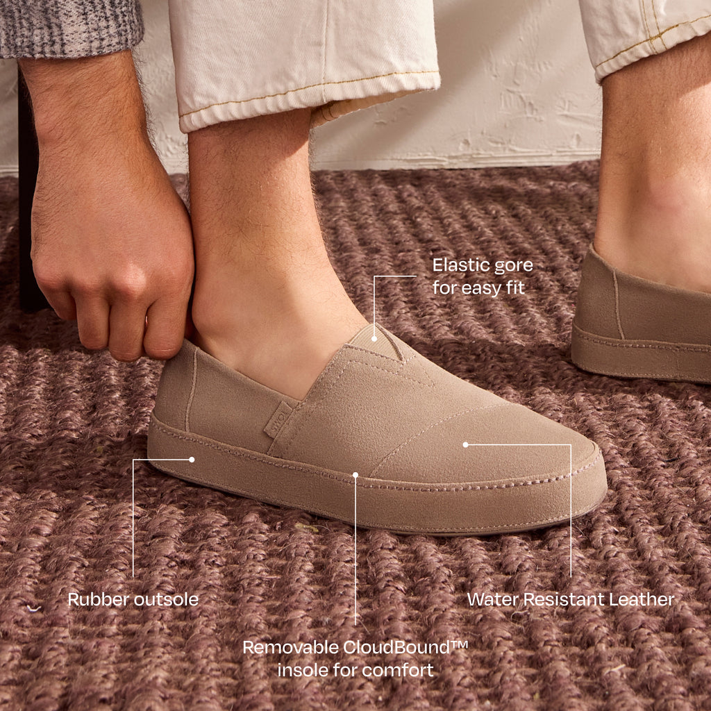 Mocassins Alonso - Daim marron dune