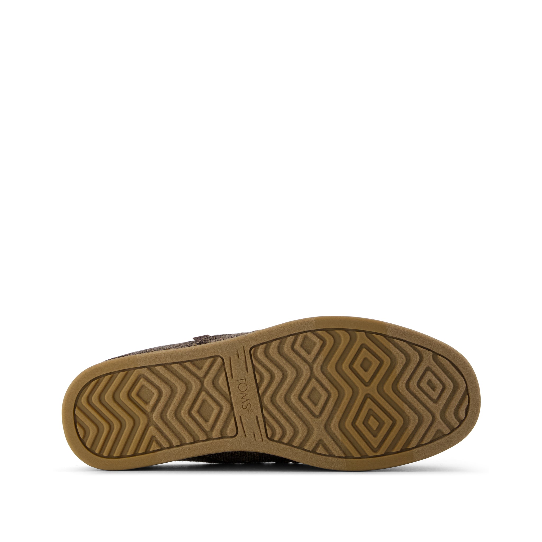 Alonso Mule - Chocolate Brown Flecked Tweed Bottom Sole View